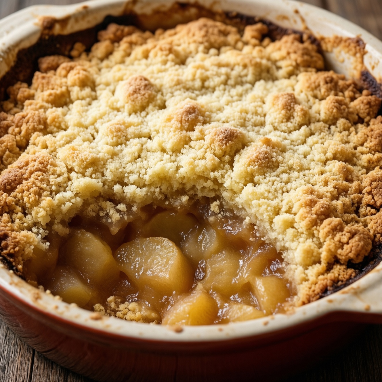 Крамбл с яблоками: как приготовить хрустящую крошку и мягкую начинку